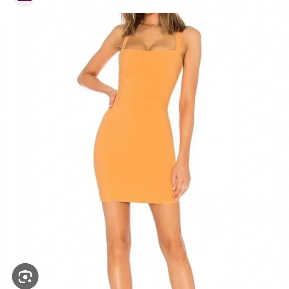 Likely ‘Nahla’ mini dress in tangerine orange. From Revolve. Size 10. - Picture 2 of 8
